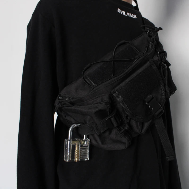 Outdoor Waterproof Tactical Waist Bag Molle System Pouch Fanny Pack