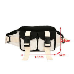 Hip Hop Waist Bag For Women Harajuku Crossbody Chest Bag Phone Pack