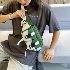 Hip Hop Waist Bag For Women Harajuku Crossbody Chest Bag Phone Pack
