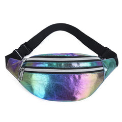 Holographic Fanny Pack Laser Waist Bag - Women's Belt Bag