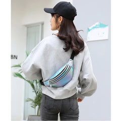 Holographic Fanny Pack Laser Waist Bag - Women's Belt Bag