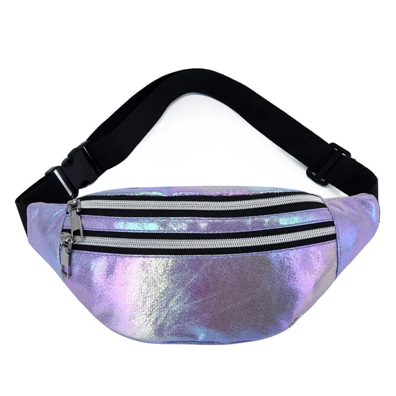 Women's Holographic Laser Waist Bag