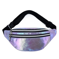 Women's Holographic Laser Waist Bag