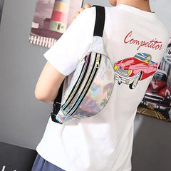 Holographic Laser Women's Waist Bag