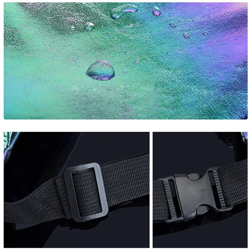 Holographic Fanny Pack Laser Waist Bag - Women's Belt Bag