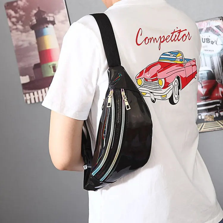 Holographic Laser Women's Waist Bag