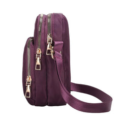 Women Crossbody Bags Zipper Mobile Phone Shoulder Bag Lady Multifunction Handbag
