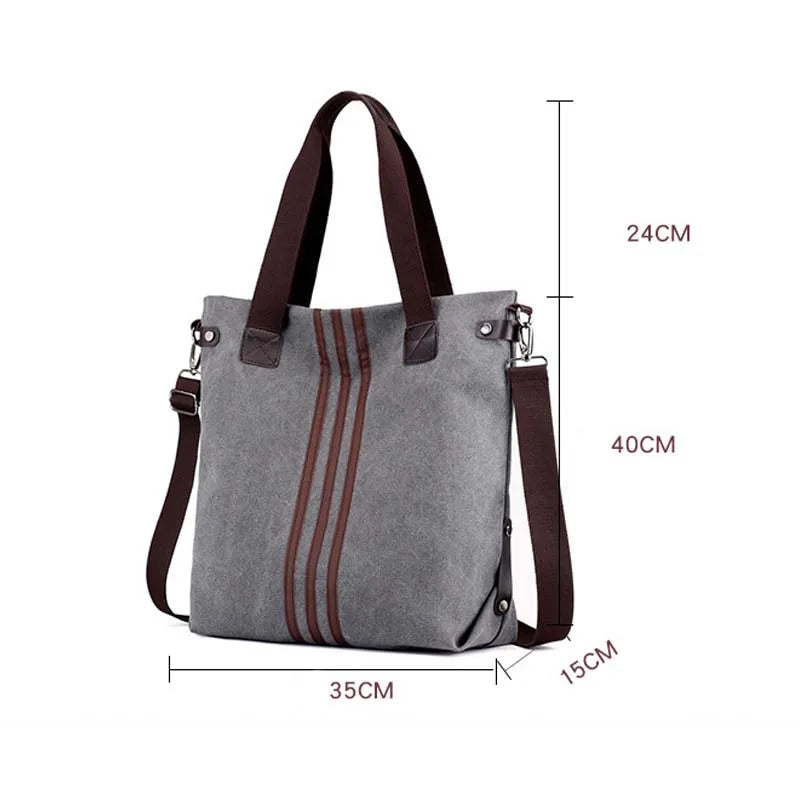 High Canvas Women Shoulder Bag High-quality Travel Crossbody Messenger Bag