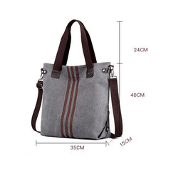 High Canvas Women Shoulder Bag High-quality Travel Crossbody Messenger Bag