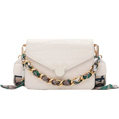 Stylish Serpentine Shoulder Bag Crossbody Messenger Handbag