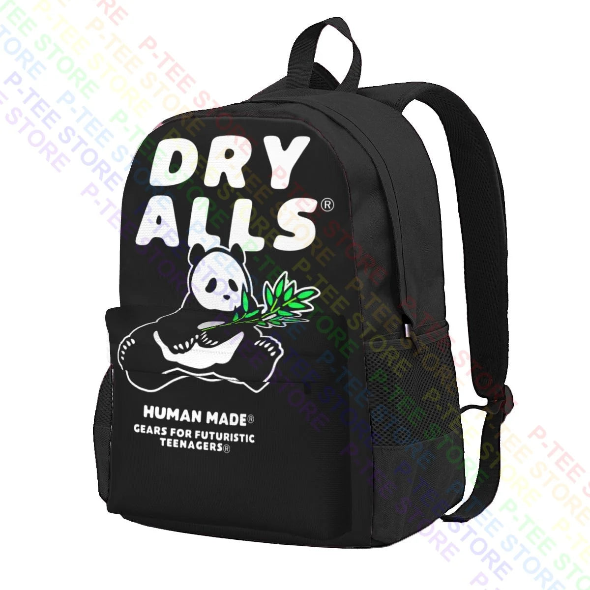 Dry Alls Panda Bear Large Capacity Backpack Gym Tote Bag