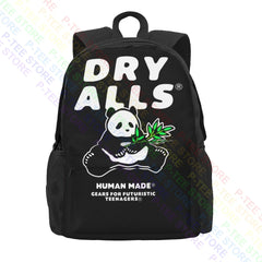Dry Alls Panda Bear Large Capacity Backpack Gym Tote Bag