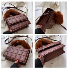 Women's Hobo Shoulder Bag PU Leather Evening Clutch Purse Handbag