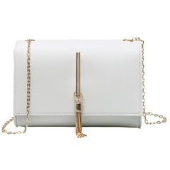 Tassel Shoulder Bag for Women with Letter Purse, Small Messenger Bag