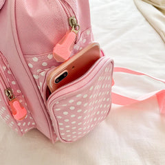 Japanese Cartoon Strawberry Embroidery Schoolbag Girls Lolita Backpack