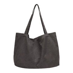 Japanese-style Artistic Canvas Bag in Casual Sen Solid Handbag