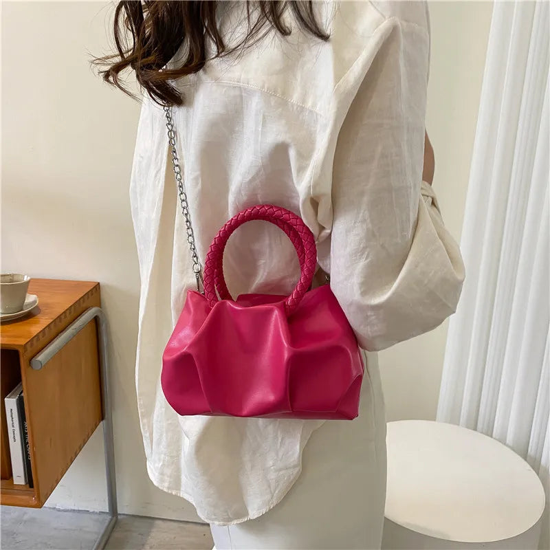 Korea Style Women Shoulder Bag Small Handbags Chain Crossbody Bags