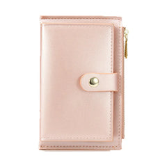 Female Coin Purse Short Wallet PU Leather Clutch Bag
