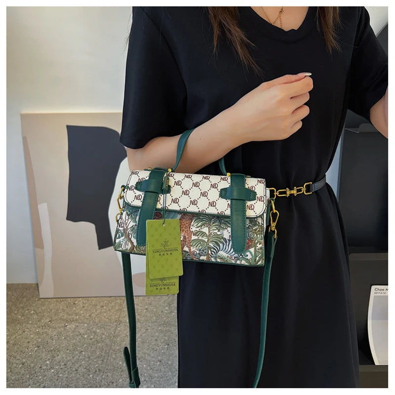 Mesh Red High Crossbody Tote Bag for Women