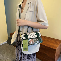 Mesh Red High Crossbody Tote Bag for Women