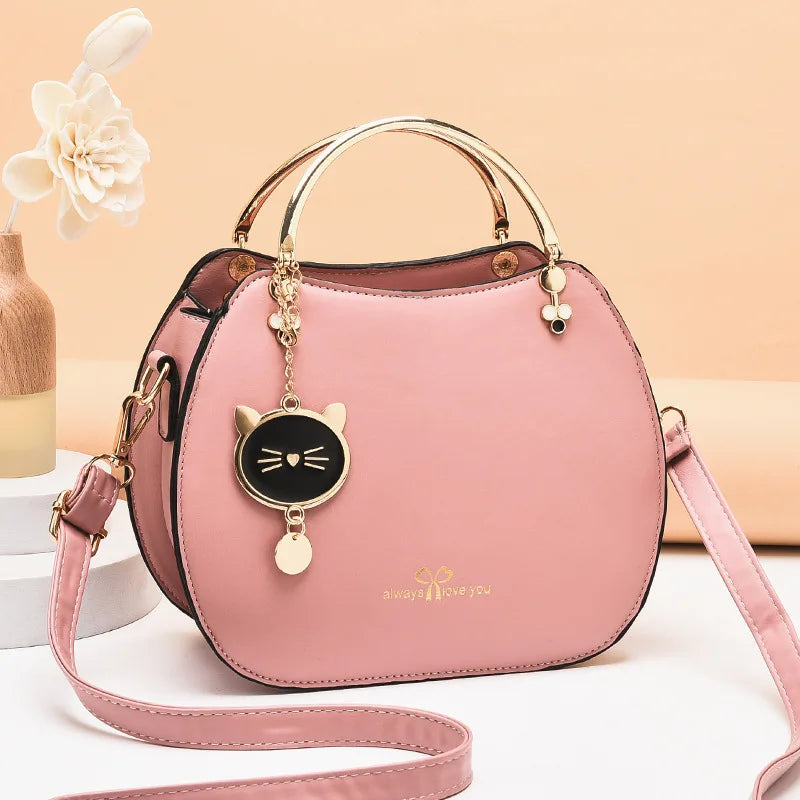 Cat Crossbody Bag Women's One Shoulder Handbag Noble Bag