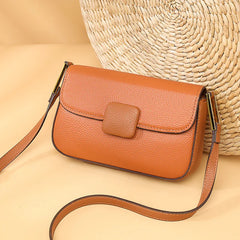 Leather Messenger Bag for Women Casual Vintage Shoulder Purse