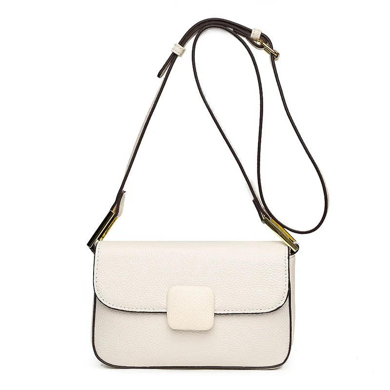 Leather Messenger Bag for Women Casual Vintage Shoulder Purse