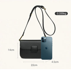 Leather Messenger Bag for Women Casual Vintage Shoulder Purse
