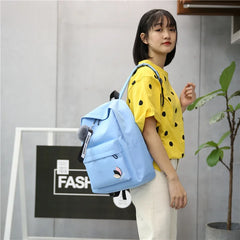 Nylon Printing Solid Girl School Backpack for Teens