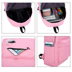 Nylon Printing Solid Girl School Backpack for Teens