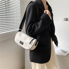 Women Patchwork Oxford Cloth Shoulder Messenger Bag