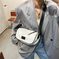 Women Patchwork Oxford Cloth Shoulder Messenger Bag