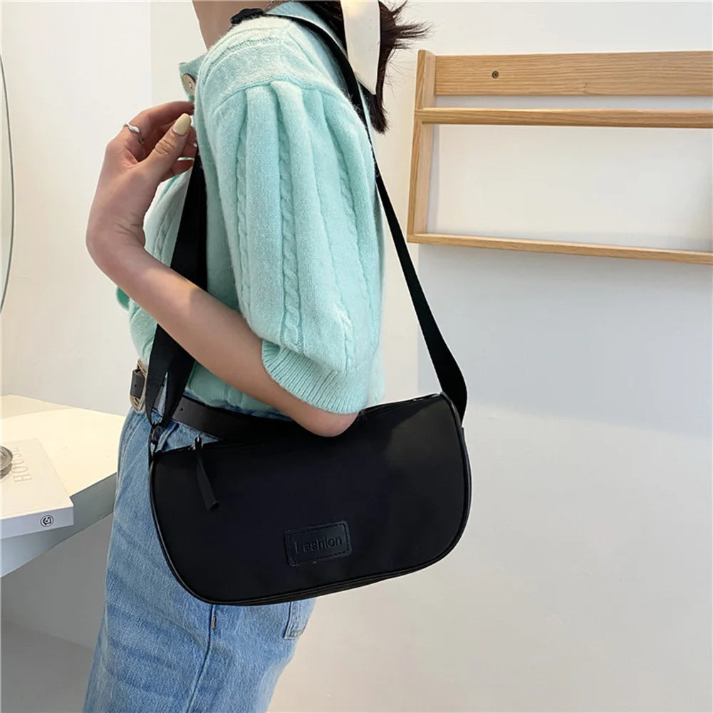 Women Patchwork Oxford Cloth Shoulder Messenger Bag
