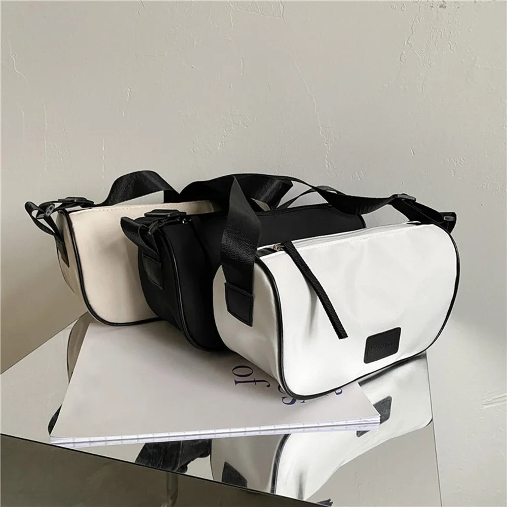 Women Patchwork Oxford Cloth Shoulder Messenger Bag