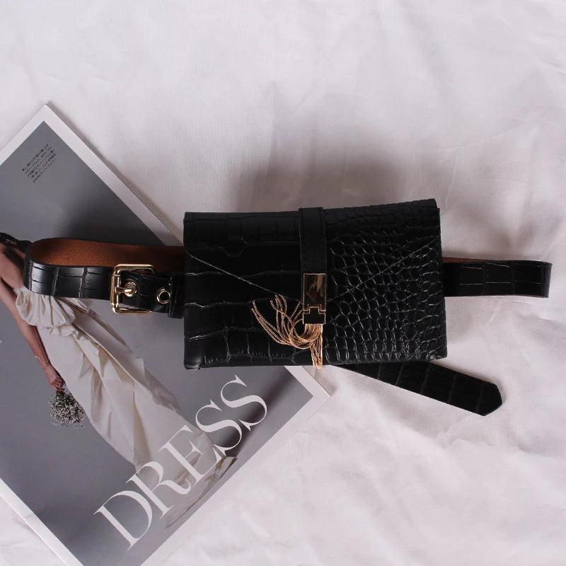 Women's Waist Bag Phone Pocket Tassel Fanny Pack G141