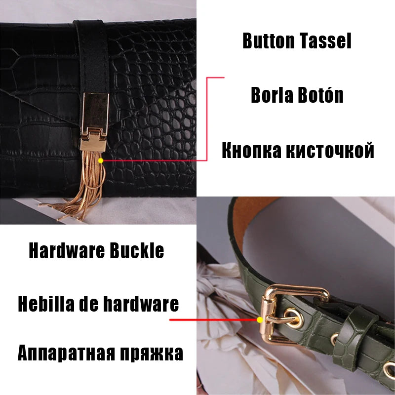 Women's Waist Bag Phone Pocket Tassel Fanny Pack G141