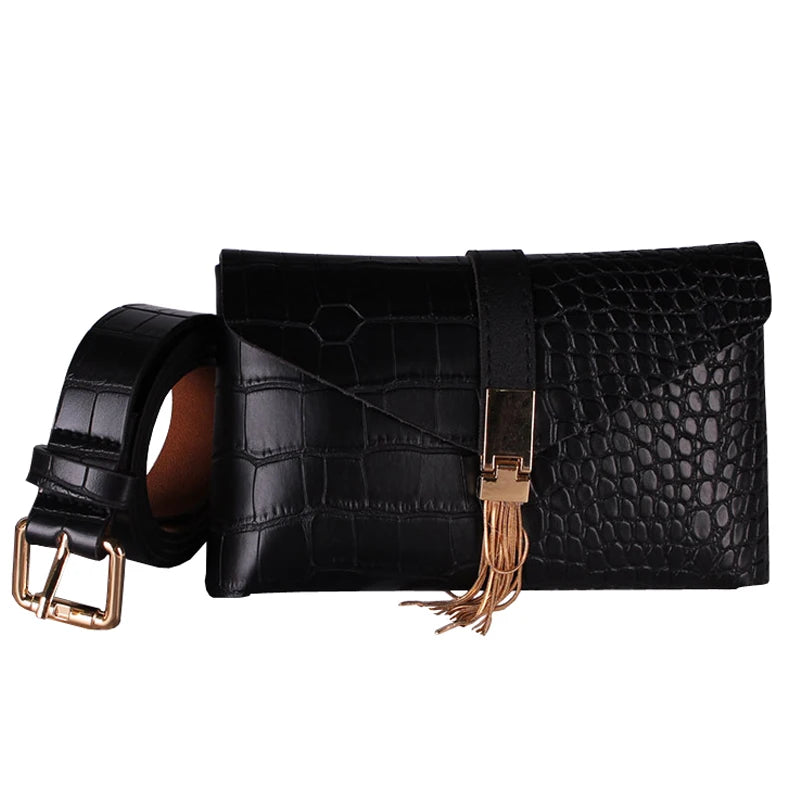 Women's Waist Bag Phone Pocket Tassel Fanny Pack G141