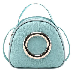 Women's Shell PU Leather Messenger Bag Small Handbag Zipper Wild Bag