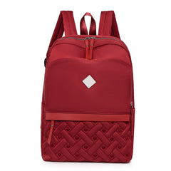 Women's Backpack Oxford Cloth School Bag Large Capacity Double Zipper Travel Sho
