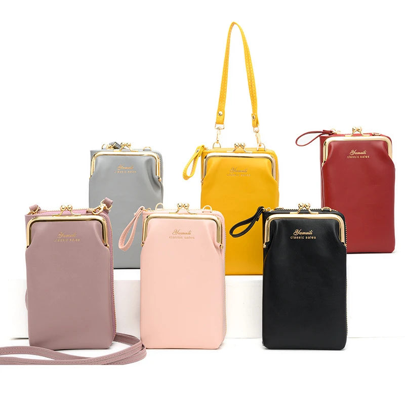 Women's One-Shoulder Messenger Wallet Clutch Bag