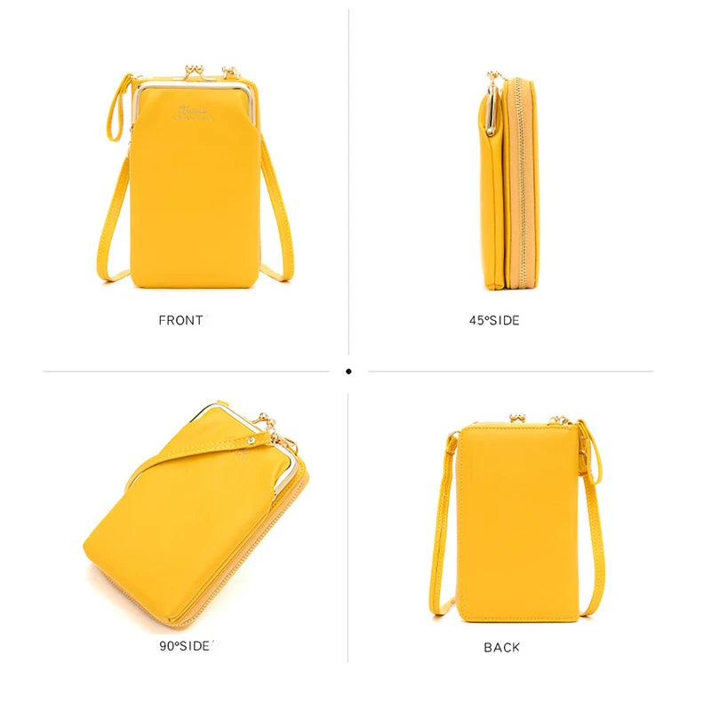 Women's One-Shoulder Messenger Wallet Clutch Bag