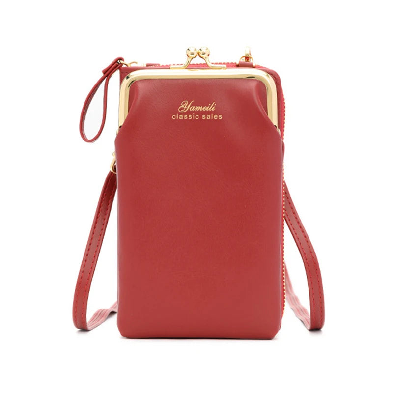 Women's One-Shoulder Messenger Wallet Clutch Bag