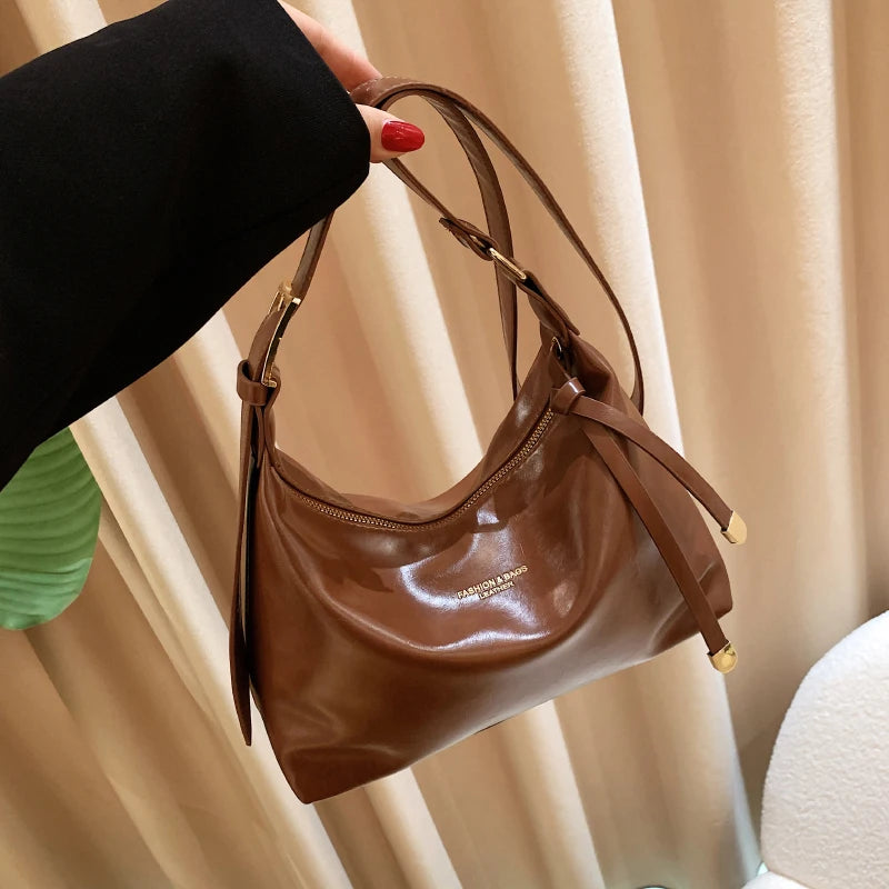 Ladies Multifunction PU Leather Daily Soft Leisure Crossbody Shoulder Women Bags