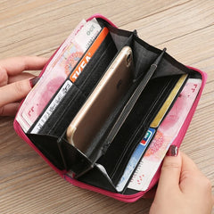 Ladies Retro Embroidered Wallet Ethnic Style Hand Carry Wallet
