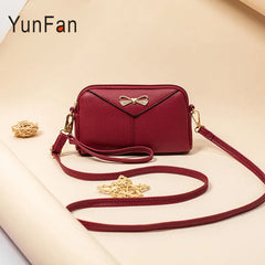 Women's Soft Leather Shell Bag Multi-interlayer Shoulder Bag