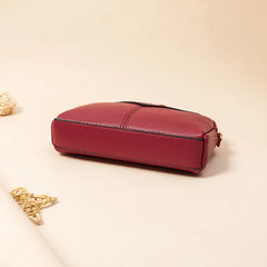 Women's Soft Leather Shell Bag Multi-interlayer Shoulder Bag