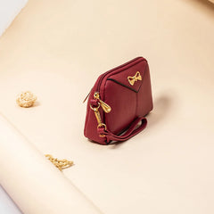 Women's Soft Leather Shell Bag Multi-interlayer Shoulder Bag