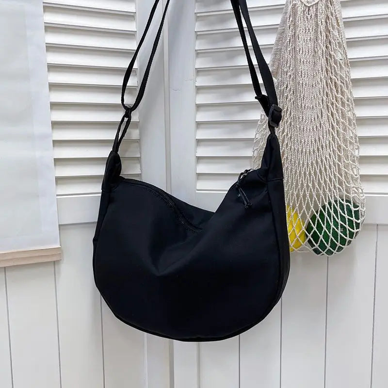 Nylon Dumpling Tote Bag Harajuku Girls Messenger Bag