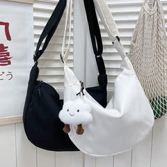 Nylon Dumpling Tote Bag Harajuku Girls Messenger Bag