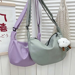 Nylon Dumpling Tote Bag Harajuku Girls Messenger Bag